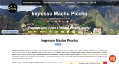Desktop Screenshot of ingressomachupicchu.com